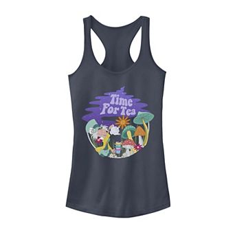 Disney's Alice In Wonderland Juniors' Mad Hatter Time For Tea Tank Top