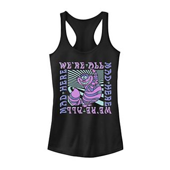 Disney's Alice In Wonderland Cheshire Cat Juniors' Tank Top