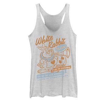 Disney's Alice In Wonderland White Rabbit Juniors' Tank Top