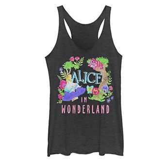 Disney's Alice In Wonderland Juniors' Neon Forest Tank Top