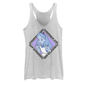 Disney's Alice In Wonderland Juniors' Curiouser And Curiouser Box Up Tank Top