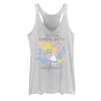 Disney's Alice In Wonderland Do You Suppose She's A Wildflower Juniors' Tank Top