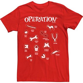 Men's Operation Game Pieces Tee