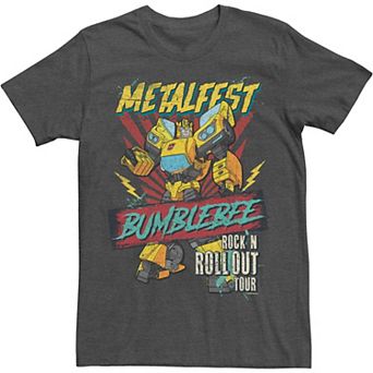 Men's Transformers Bumblebee Metalfest Rock N Roll Tour Tee
