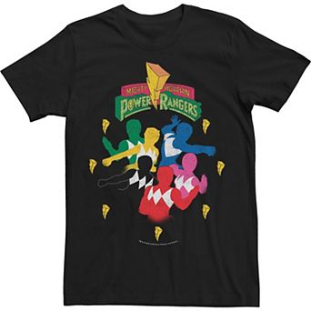 Men's Power Rangers Group Shot Minimalist Tee