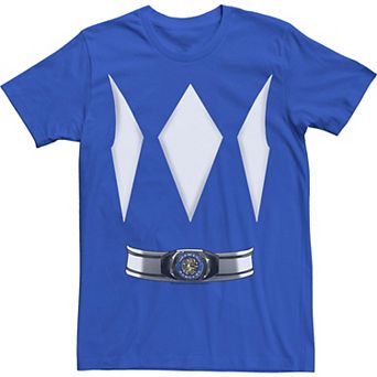 Men's Power Rangers Blue Ranger Costume Tee
