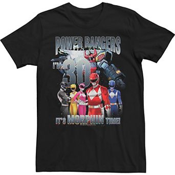 Men's Power Rangers I'm 30 It's Morphin' Time Tee