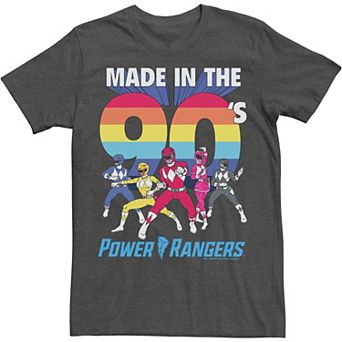 Men's Power Rangers Group Shot Made In The 90's Tee