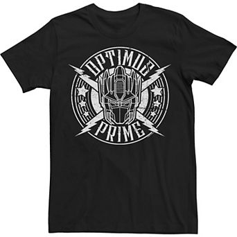Men's Transformers Optimus Prime Rock Badge Tee