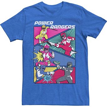 Men's Power Rangers Comic Action PaneTee