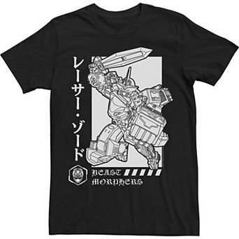 Men's Power Rangers Beast Morphers Kanji Tee