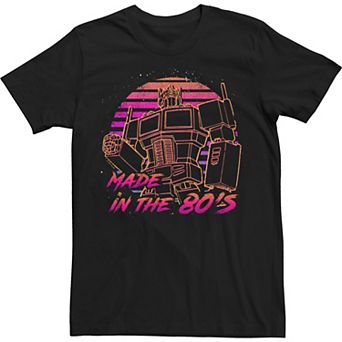 Men's Transformers Evergreen 80's Baby Poster Tee