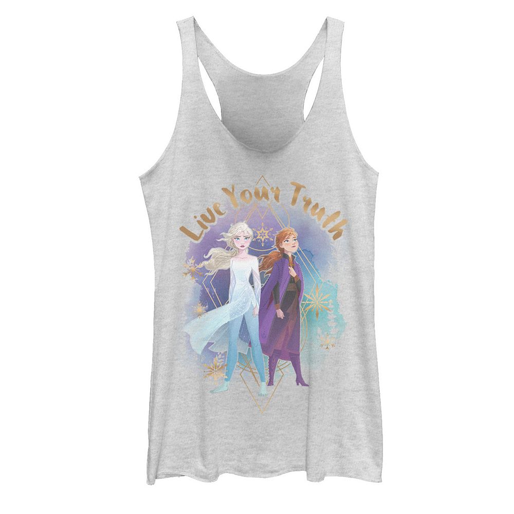 Disney's Frozen 2 Elsa Anna Live Your Truth Geometric Portrait Juniors ...