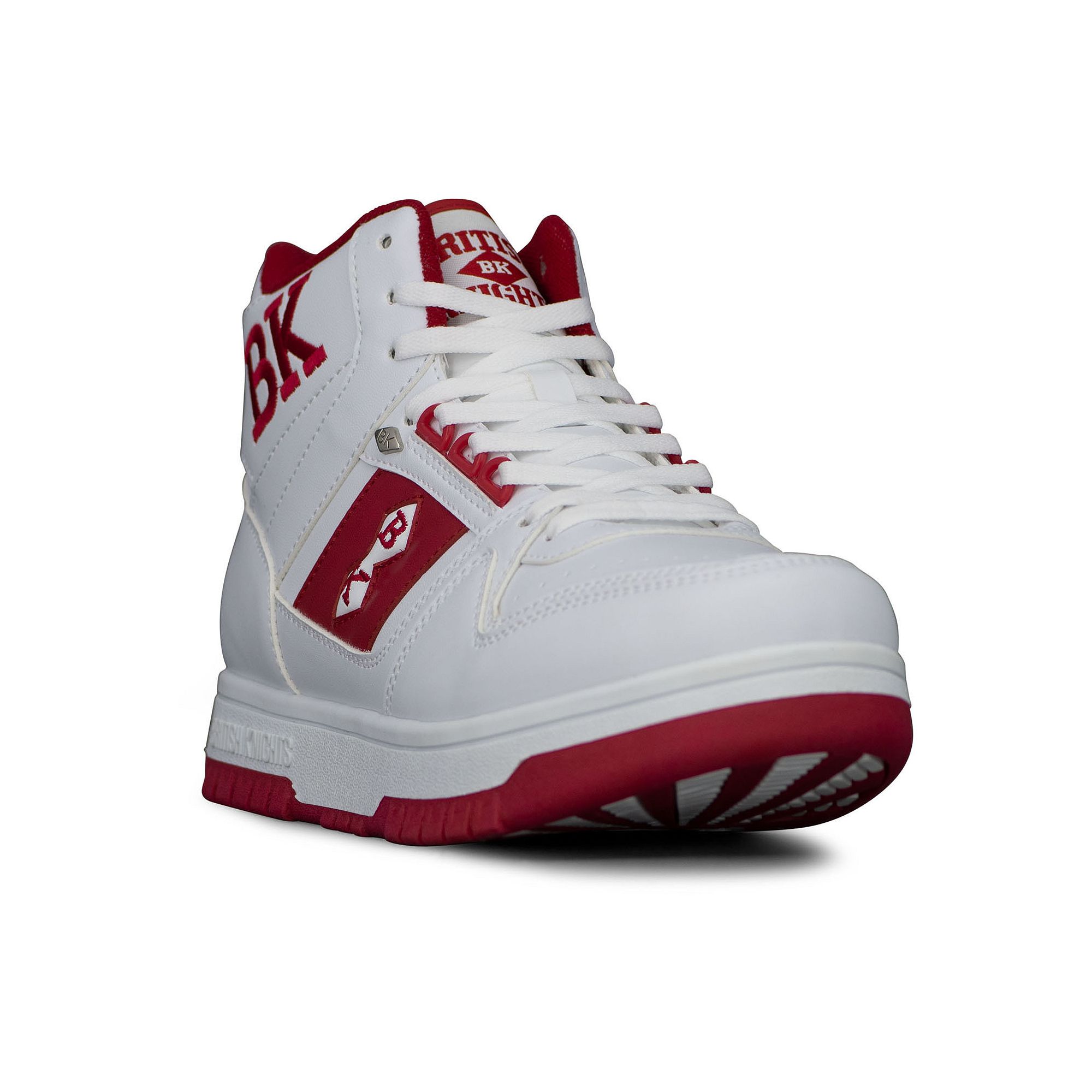 British Knights Kings SL Mens Sneakers, Size: 8.5, White Red