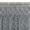 Lush Decor Boho Macrame Textured Cotton Valance