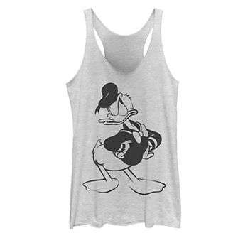 Juniors' Disney Donald Duck Pose With Attitude Outline Tank