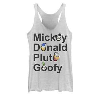 Disney's Mickey & Friends Juniors' Name Stack Tank Top