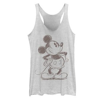 Juniors' Disney Mickey Mouse Pencil Sketch Original Tank