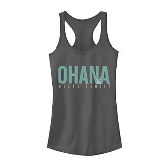 Disney's Lilo & Stitch Juniors' Ohana Means Family Design Fill Tank Top