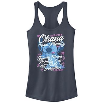 Disney's Lilo & Stitch Juniors' 626 Stitch Day Ohana Means Family Tank Top
