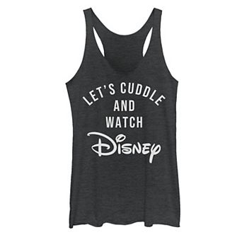 Disney's Juniors' Let's Cuddle Logo Tank Top