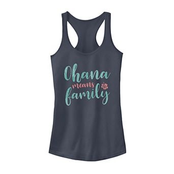 Disney's Lilo & Stitch Ohana Means Family Tropical Juniors' Tank Top
