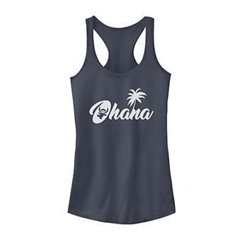 Disney's Lilo & Stitch Juniors' Ohana Palm Tree Logo Tank Top