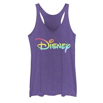 Disney Juniors' Rainbow Chest Logo Tank Top