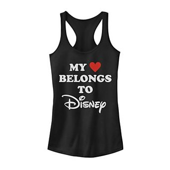 Disney's Juniors' My Heart Belongs To Disney Tank Top