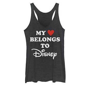 Disney's Juniors' My Heart Belongs To Disney Tank Top