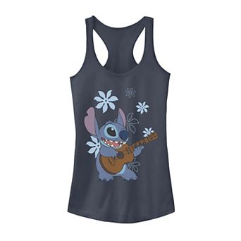 Disney's Lilo & Stitch Juniors' Stitch Flowers Poster Tank Top