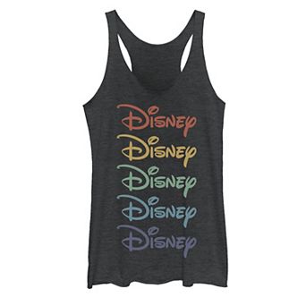 Disney's Juniors' Stacked Rainbow Tank Top