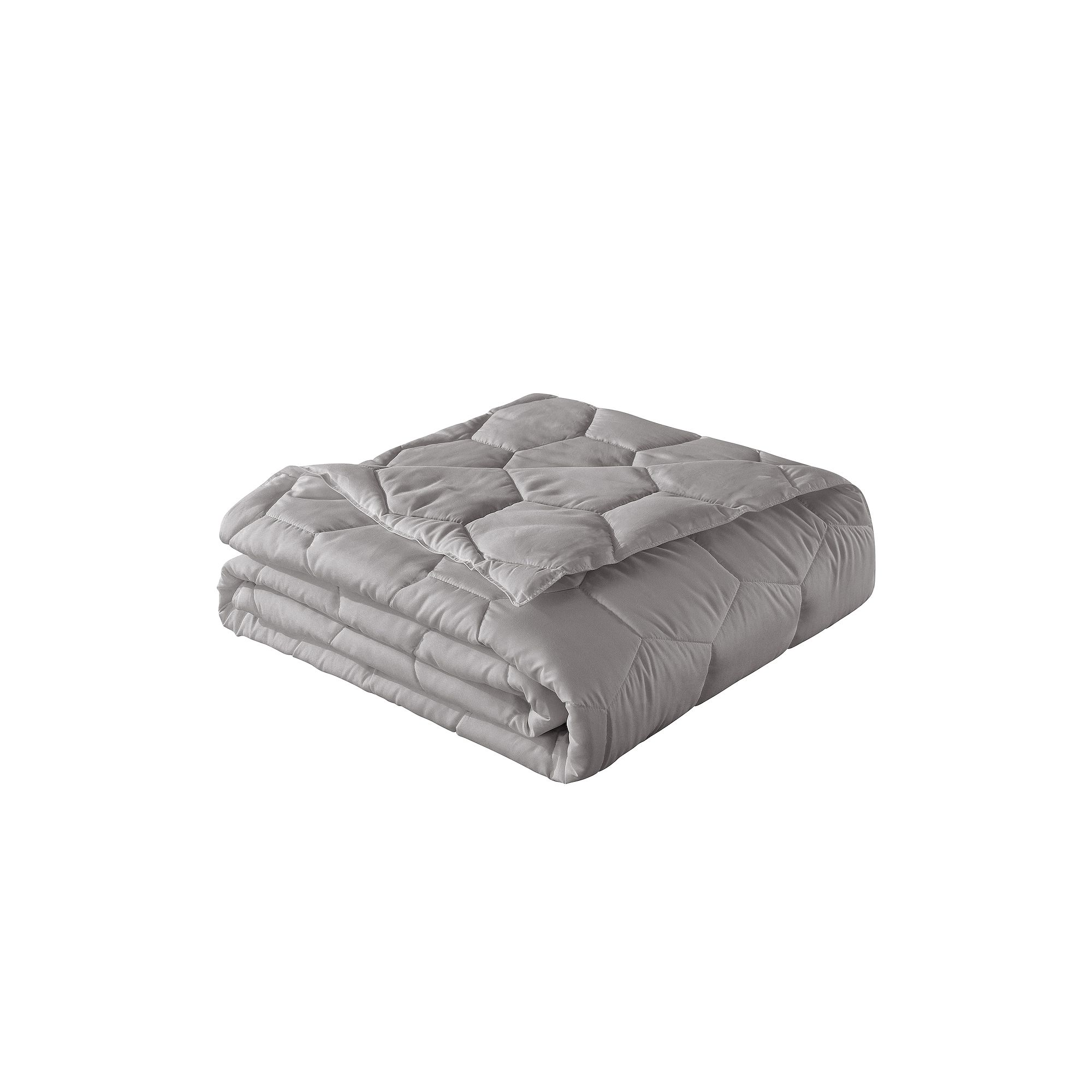 Dream On Honeycomb Down-Alternative Blanket, Glacier Gray