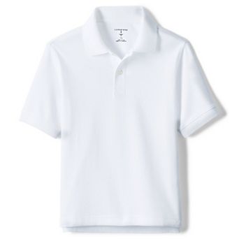 Kids 4-7 Lands' End School Uniform Short Sleeve Interlock Polo Shirt