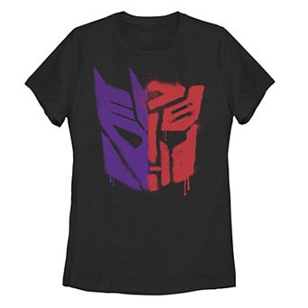 Juniors' Transformers: War For Cybertron Logo Tee