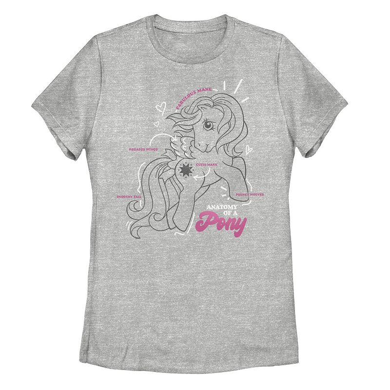 Juniors My Little Pony Anatomy Of A Pony Graphic Tee, Girls, Size: Small,