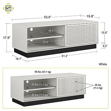 NTense Glitch LED Gaming TV Stand