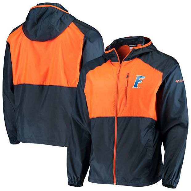 Men's Las Vegas Aviators Columbia Aviator/Winged LV Flash Forward Orange/Navy Windbreaker Jacket S