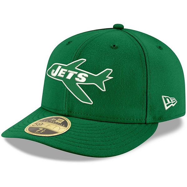 Buy New York Jets New Era Throwback Logo Omaha 59FIFTY Fitted Hat