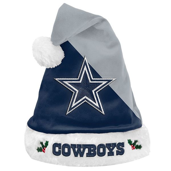 Santa Dallas Cowboys Logo Lights Christmas Shirt - Bluecat