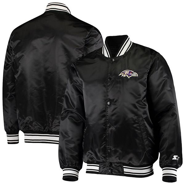 Baltimore Ravens Full-Snap Satin Jacket