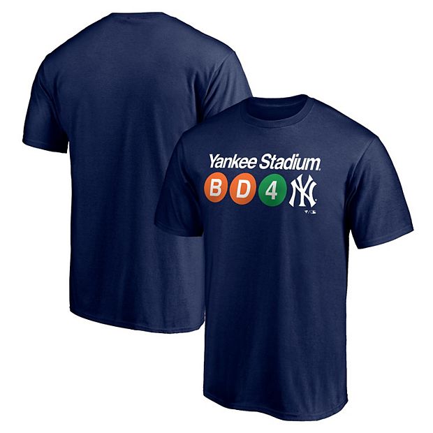 Men's Fanatics Branded Navy New York Yankees Subway Hometown Collection T- Shirt