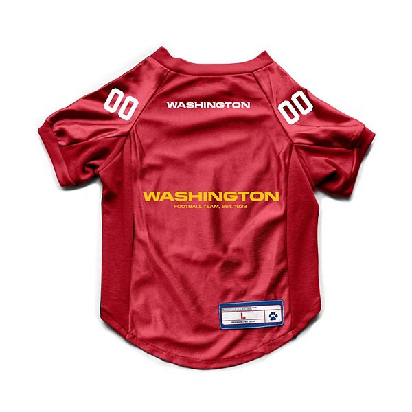 Little Earth White Washington Football Team Pet Stretch Jersey