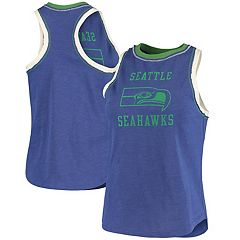 Men's College Navy Seattle Seahawks Big & Tall Muscle Tank Top