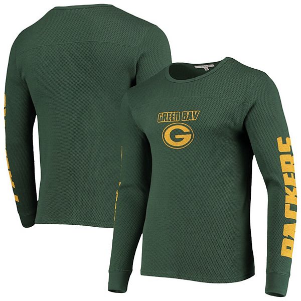 NFL Green Bay Packers Short & Long Sleeve Thermal Shirt Set 