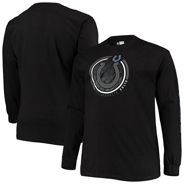 Men's Fanatics Branded Charcoal Indianapolis Colts Long Sleeve T-Shirt