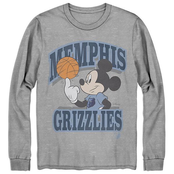 Men's Junk Food Gray Memphis Grizzlies Disney Mickey Team Spirit