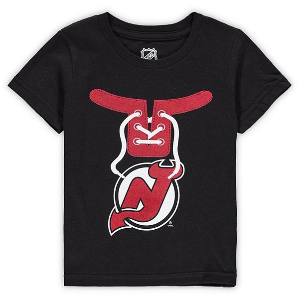 Toddler Black New Jersey Devils MVP Lace TShirt