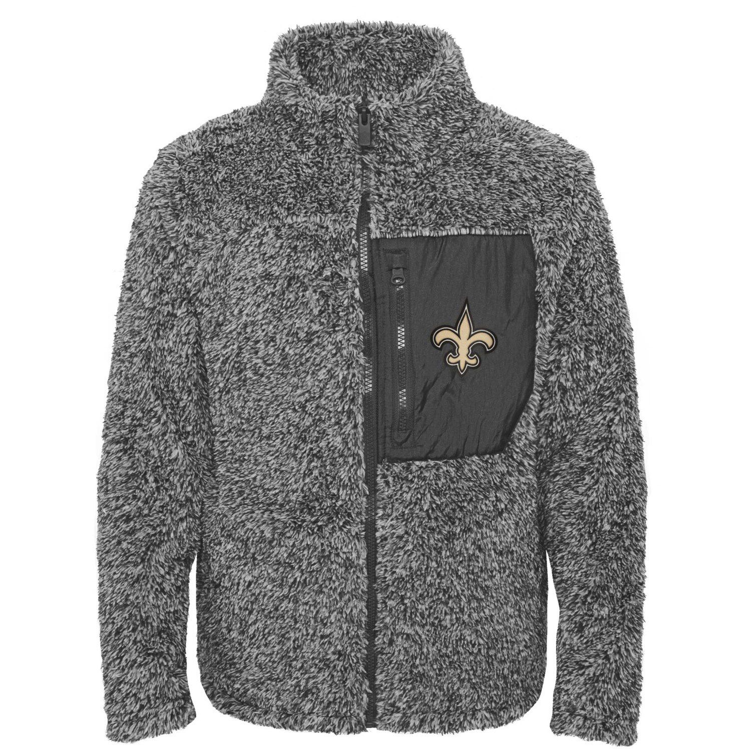teddy fleece zip jacket
