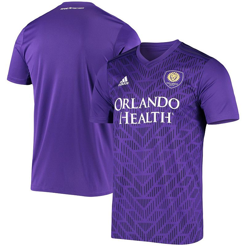 Mens adidas Purple Orlando City SC 2020 Replica Blank Primary AEROREADY Je